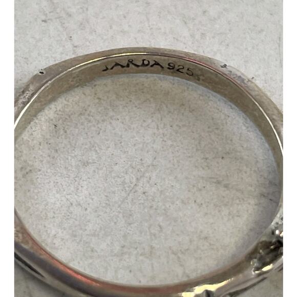 STERLING SILVER SARDA BUTTERFLY RING SIZE 9.00 2.6G sterling silver signed - Picture 4 of 7